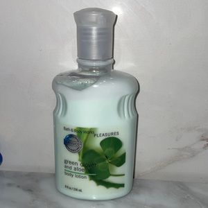 RARE green clover &aloe bath and body works lotion